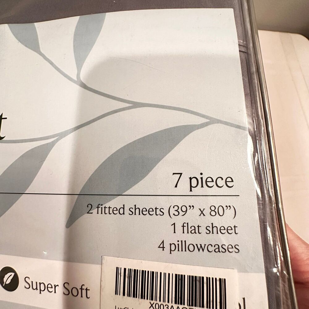 King Sheets 7 Piece Deep Pocket Sheets Set - Picture 3 of 11